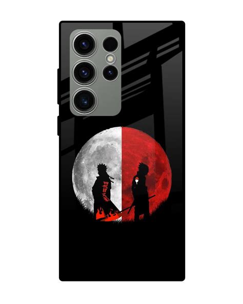 Buy Anime Red Moon Premium Glass Case For Samsung Galaxy S23 Ultra 5g Shock Proof Scratch