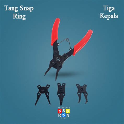 Jual Tang Snap Ring 4 In 1 External Internal Tang Combination Cincin