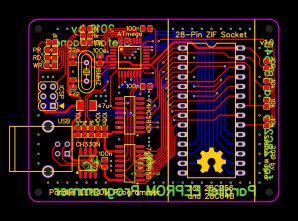 ATmega EEPROM Programmer OSHWLab