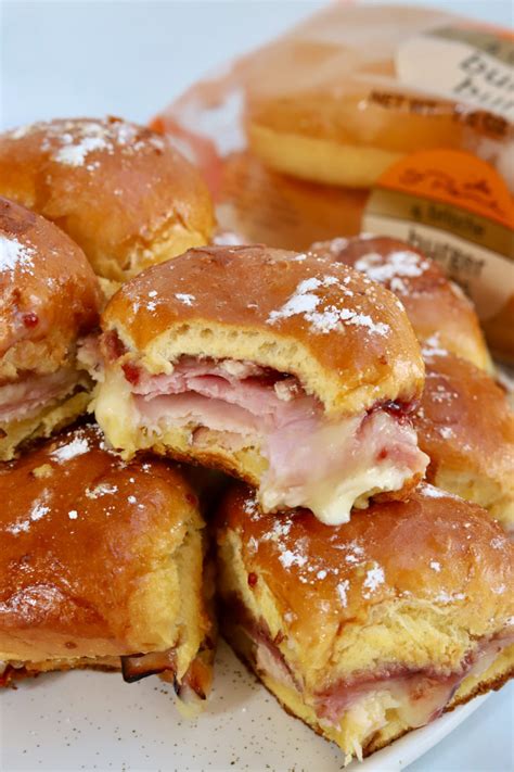 Brioche Monte Cristo Sliders Recipe Slice Of Jess