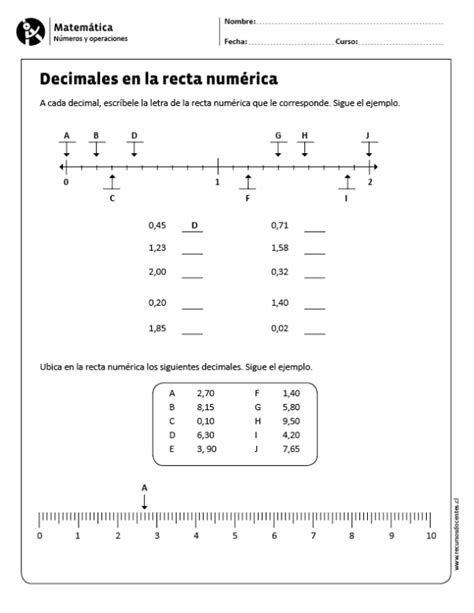 Como Se Ubica Un Numero Decimal En La Recta Numerica Trimapa