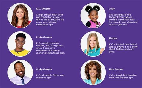 K C Undercover Official Character Descriptions For The Cast Of Undercover It Cast Fun