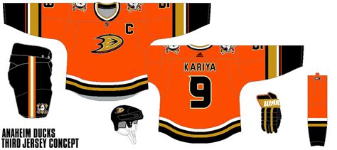 Anaheim Ducks Third Jersey Concept By Gojira5000 On Deviantart