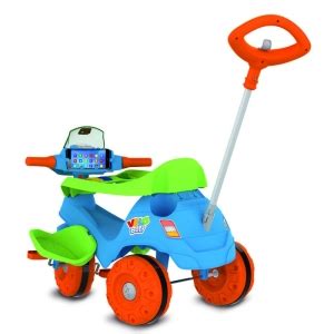 Triciclo Velobaby G2 Passeio Pedal Azul