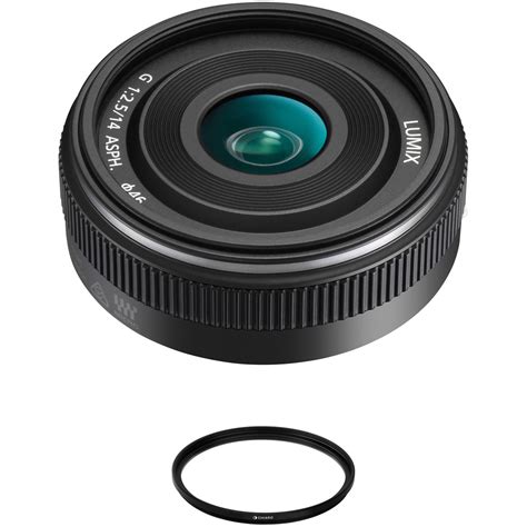 Panasonic Lumix G 14mm F 2 5 ASPH II Lens With UV Filter Kit