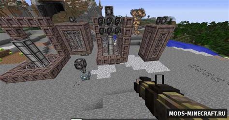 Techguns мод на Майнкрафт оружие 1.7.10 - 1.12.2