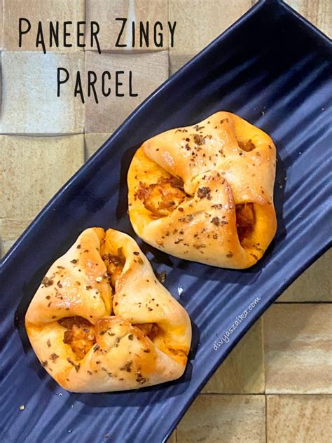 Paneer Zingy Parcel How To Make Dominos Style Veg Parcel At Home