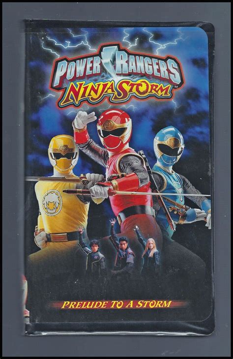 Power Rangers Ninja Storm Prelude To A Storm Vhs Clamshell Ntsc Ex