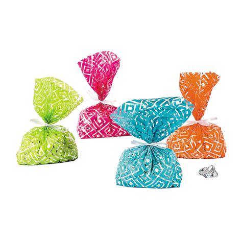 Oriental Trading Diamond Pattern Cellophane Bags Party Bags