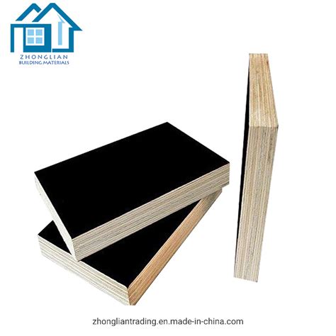 18mm Modular Building Material Shuttering Poplar Core Black Film Faced