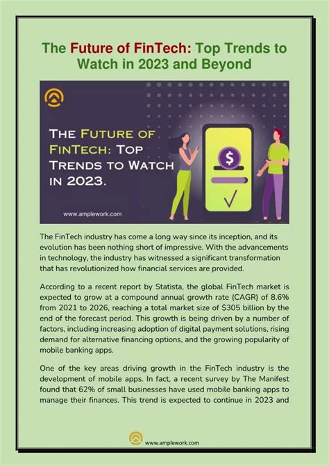 Ppt The Future Of Fintech Top Trends To Watch In 2023 And Beyond Powerpoint Presentation Id