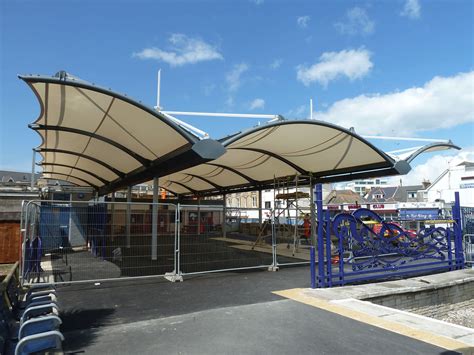 Tensile canopy - NEWQUAY - Fabric Architecture - metal frame / with ...