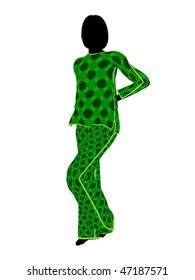 Woman Lingerie Illustration Silhouette On White Stock Illustration Shutterstock