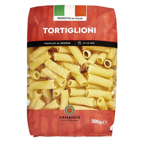 Armando Tortiglioni Pasta Italiana Macarron Grande Paquete G