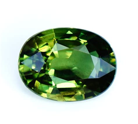 No Reserve Price Deep Green Yellowish Sapphire Catawiki