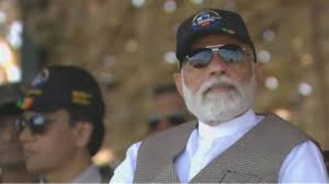 At Pokhran Firing Range PM Modi Arrives To See Bharat Shakti Exercise