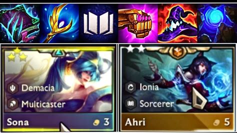 Nihius Tft ⭐⭐⭐sorcerer Sona 3 Star Ft 6 Sorcerer 2 Multicaster