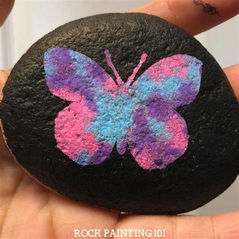 Create Beautiful Butterfly Rocks With This Simple Technique From The