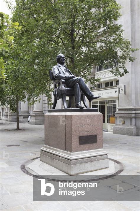 Image Of Statue Of George Peabody 1869 Bronze By Story William