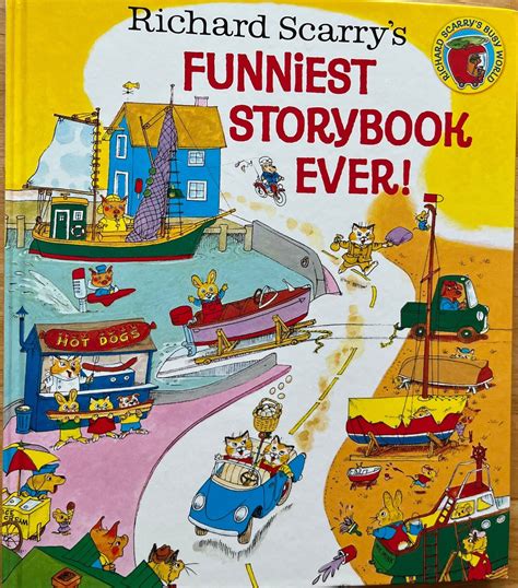 Richard Scarry's Funniest Storybook Ever hardcover - Etsy