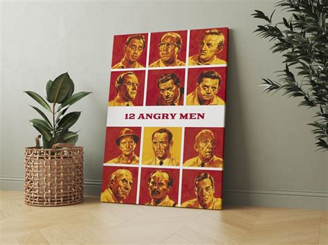 12 Angry Men Movie Poster 12 Angry Men Wall Decor 12 Angry Men Poster