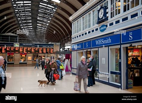 York Railway Station Concourse York North Yorkshire England Uk United