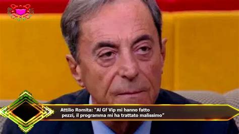 Attilio Romita Al Gf Vip Mi Hanno Fatto Pezzi Il Programma Mi Ha