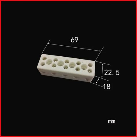 Bloc De Jonction En C Ramique Bornier Isol Haute Temp Rature Long X