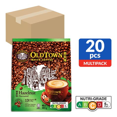 Old Town 3 In 1 Instant White Coffee Hazelnut NTUC FairPrice