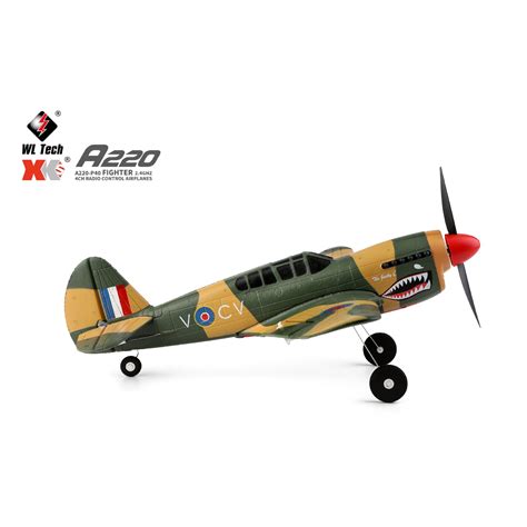 Wholesale Xk A220 P40 4ch 384 Wingspan 6g 3d Modle Stunt Plane Six Axis