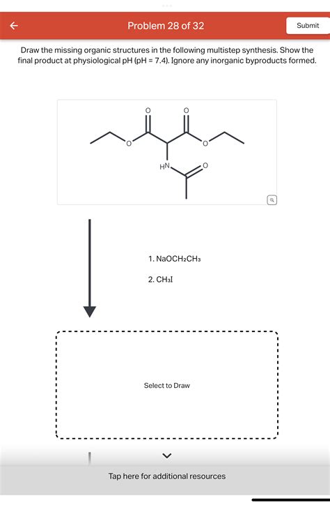 Solved Draw The Missing Organic Structures In The Following Chegg