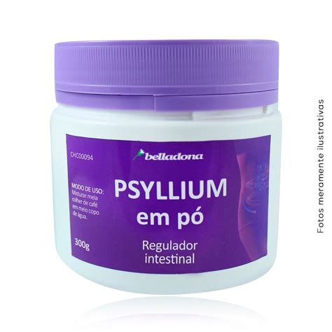 Psyllium em Pó 300g Farmácia Belladona Sua farmácia online e segura