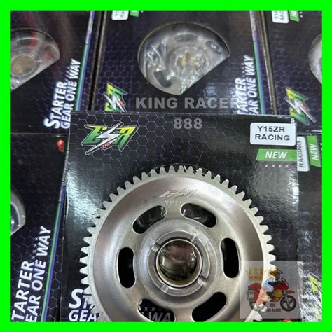 ESR LC135 5S FZ150 Y15ZR Y16ZR STARTER GEAR ONE WAY COPPER RACING YSUKU