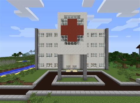 Minecraft Hospital Schematic Hospital Minecraft Map