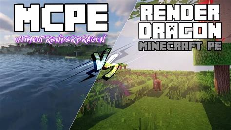 Top Shaders For Minecraft Pe Vs Render Dragon Shaders Mcpe