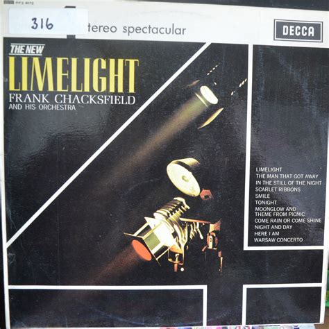 Frank Chacksfield The New Limelight Lp Buy From Vinylnet