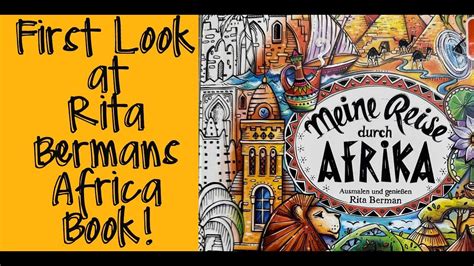 Rita Berman S New Tours Around Africa Adult Colouring Book Adult