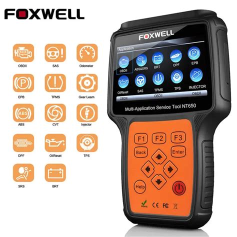 Foxwell Nt Obd Car Diagnostic Tool Engine Abs Srs Airbag Reset