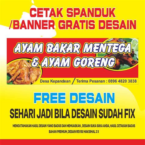 Jual Cetak Spanduk Cetak Banner Gratis Biaya Desain Sehari Jadi