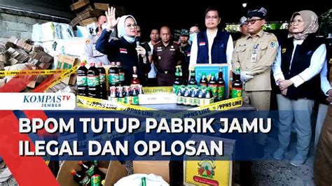 BPOM Tutup Pabrik Produksi Jamu Ilegal Dan Oplosan Di Banyuwangi