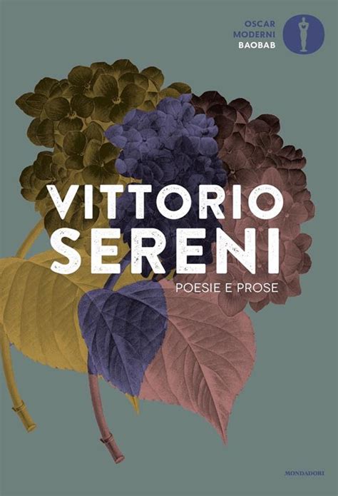 Poesie E Prose Vittorio Sereni Libro Mondadori Oscar Baobab