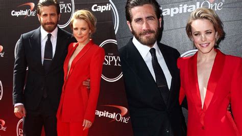 Southpaw S Jake Gyllenhaal Rachel Mcadams Sizzle On Espys Red