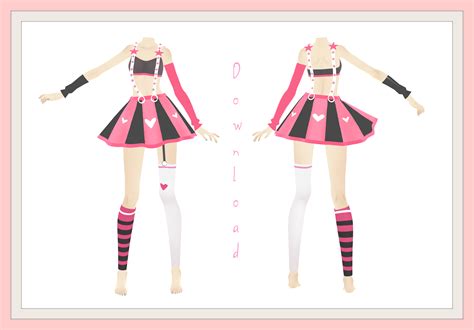 Mmd Outfit 1 Download Up By Ayanefoxey On Deviantart