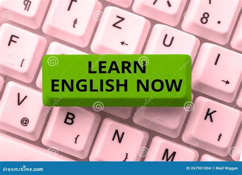 Handwriting Text Learn English Now Business Concept Gain Or Acquire