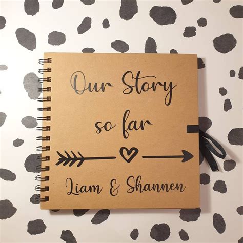 Our Story So Far Scrapbook Personalised Scrapbook Memory Book Gifts