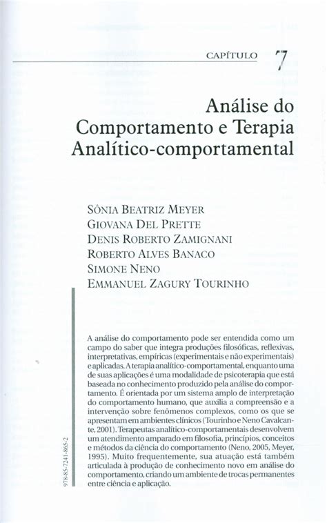 Livro Principios Basicos Da Analise Do Comportamento Pdf Resenhas De