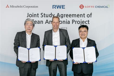 Lotte Chemical Signs Clean Ammonia Deal With Rwe Mitsubishi Corporation