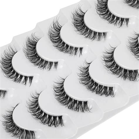 Jimire Demi Wispies Faux Mink Eyelashes Russian Strip Curly Natural