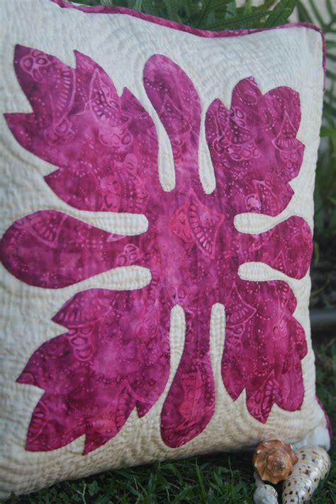 Hawaiian Quilted Pillow Hawaiian Pillows Hawaiian Quilts Hawaiian