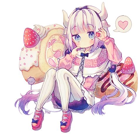 Kanna Kamui Kobayashi San Chi No Maiddragon Render By Keproch On Deviantart